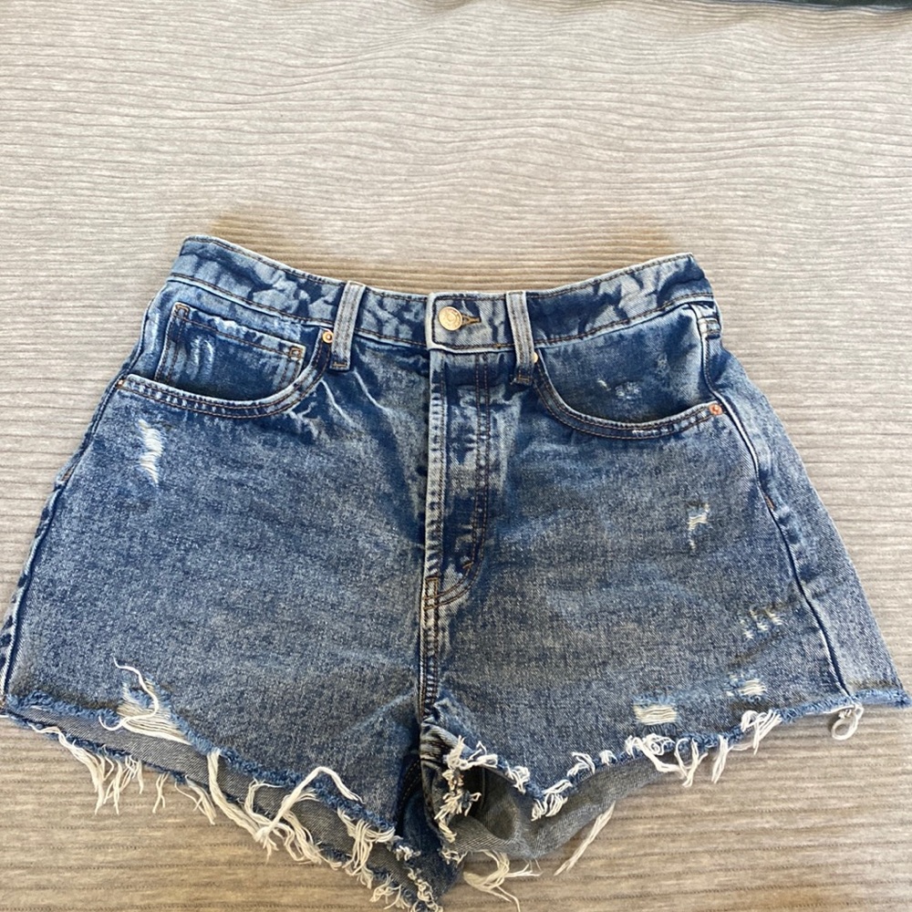 Size 8 Wild and Fable denim ripped shorts